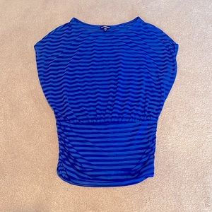 Striped Blue Top